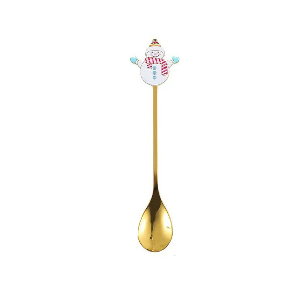 4Pcs Christmas Coffee Spoons