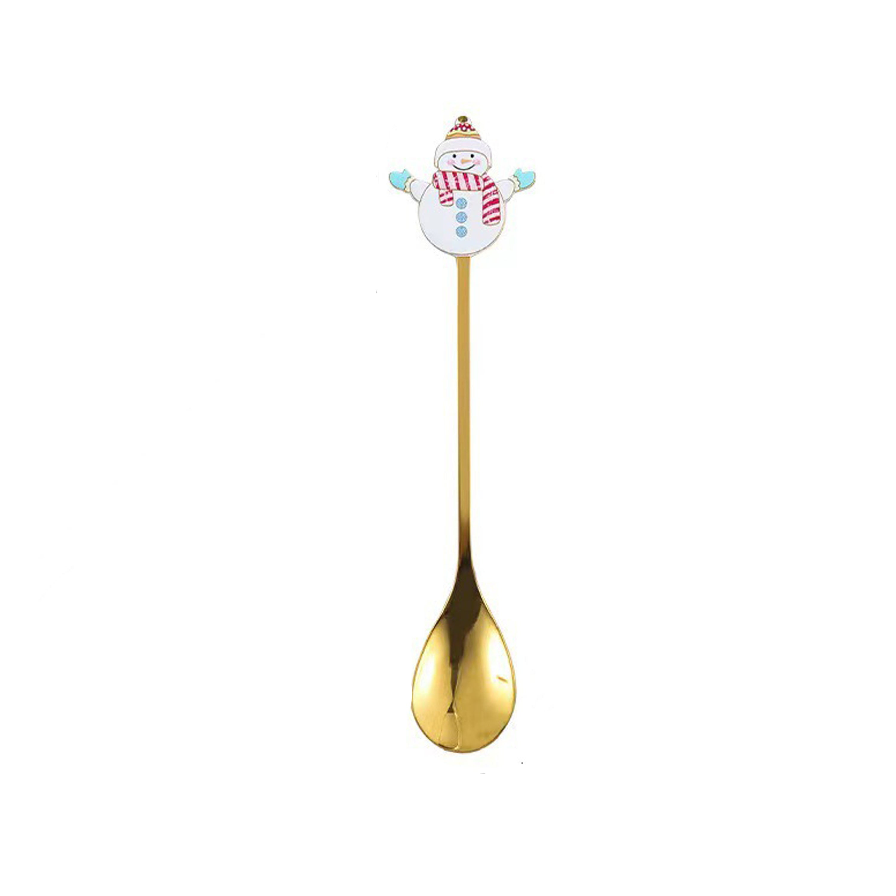 4Pcs Christmas Coffee Spoons