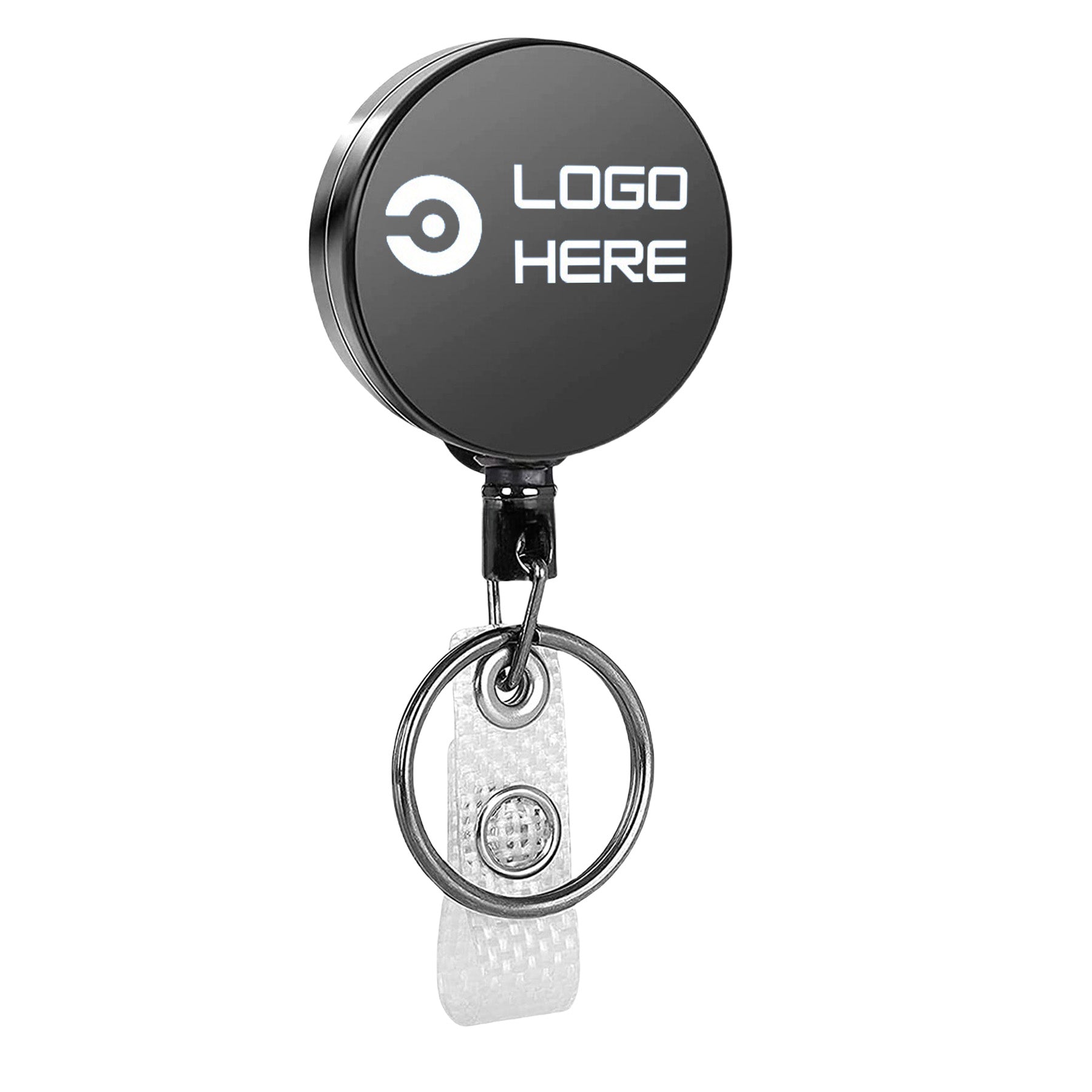 Round Retractable Badge Reel