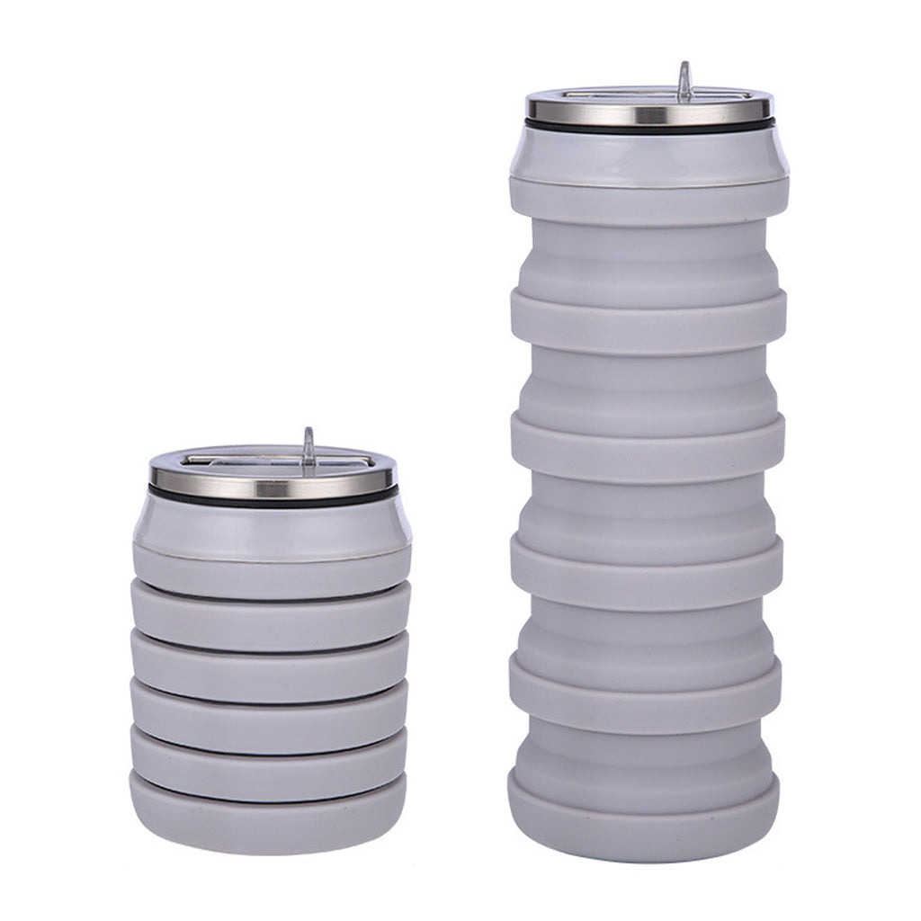 Silicone Foldable Can Telescopic Sports Water Bottle