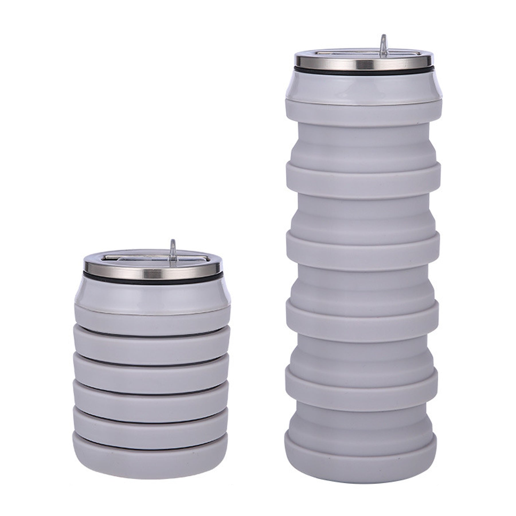 Silicone Foldable Can Telescopic Sports Water Bottle