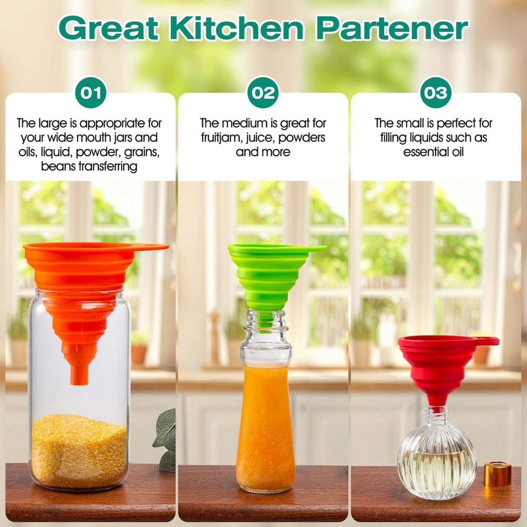 Kitchen Funnel Set Of 3
