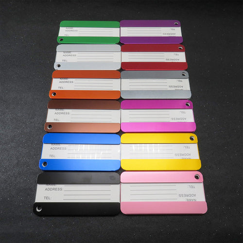 Balanced Aluminum Luggage Tag Baggage Tag
