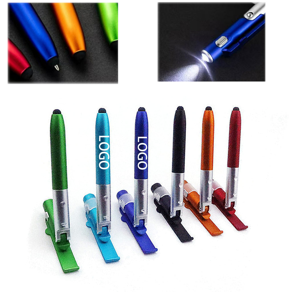 Multi - Functional Phone Holder LED Light Pen