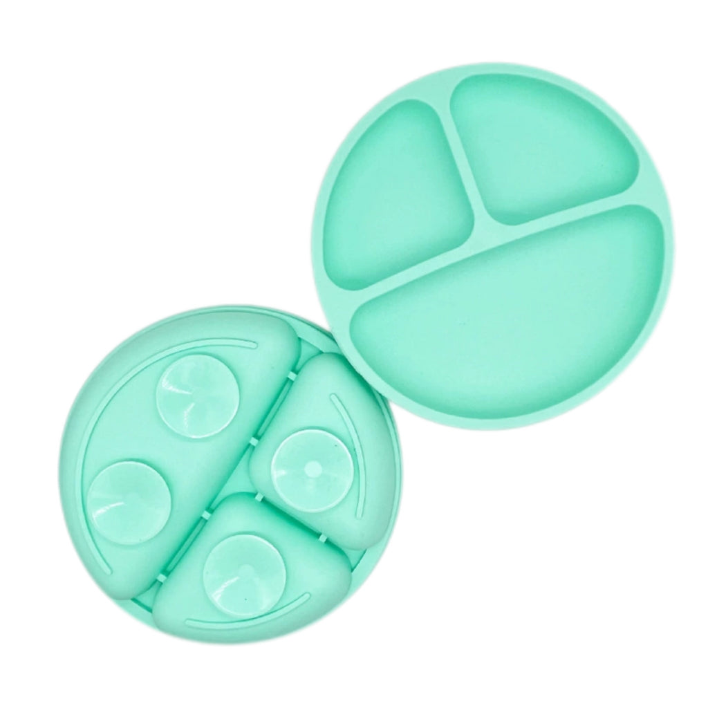 Baby's Silicone Plate With Suction