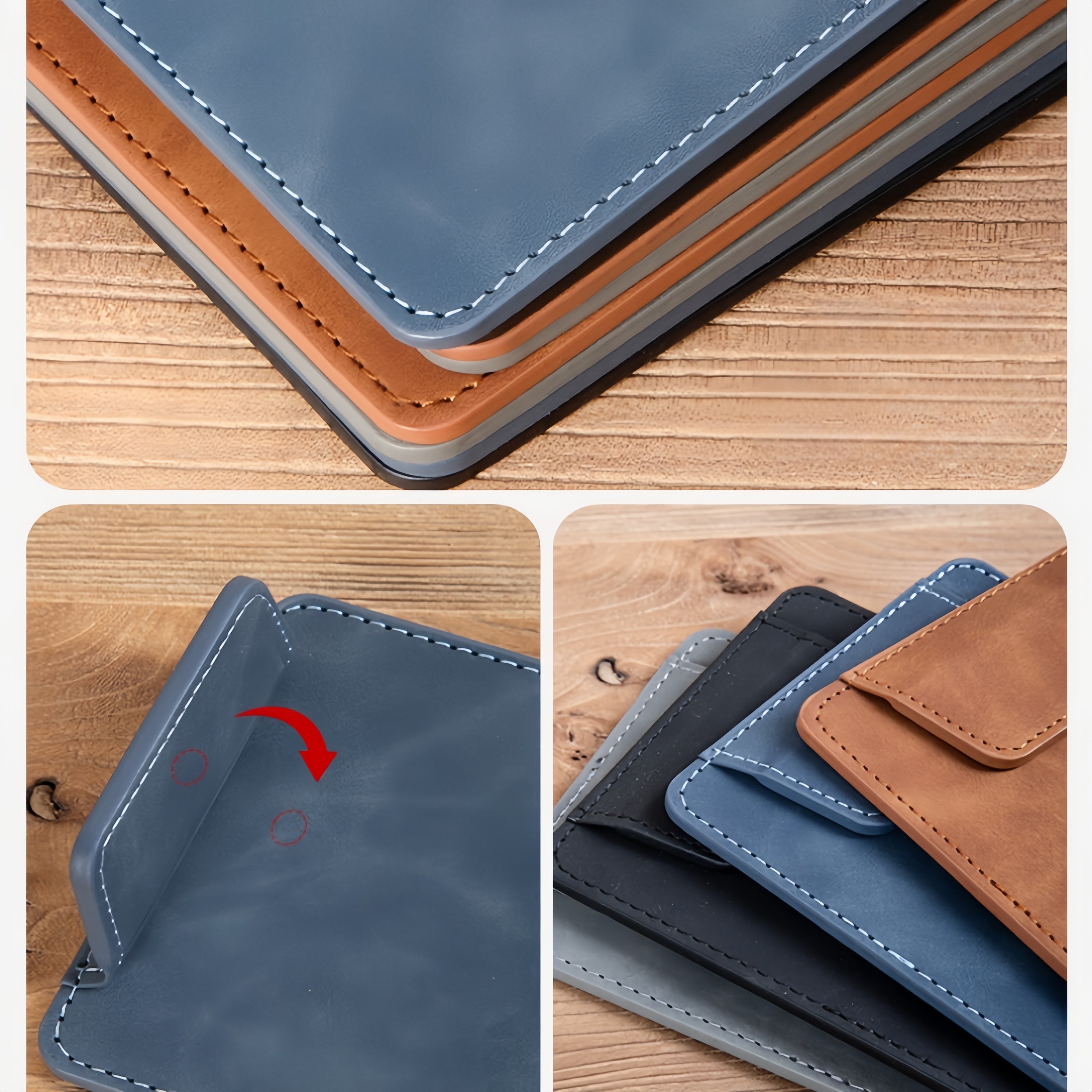 Magnetic Leather Clipboard