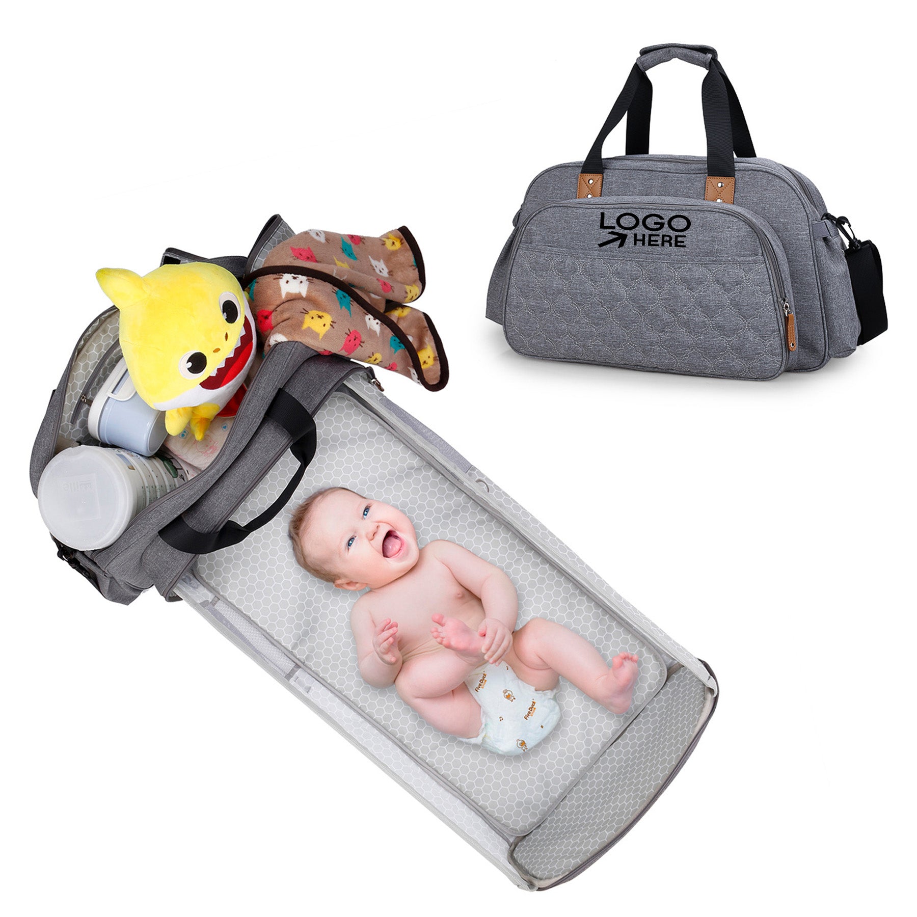 Diaper Bag Crib Combo