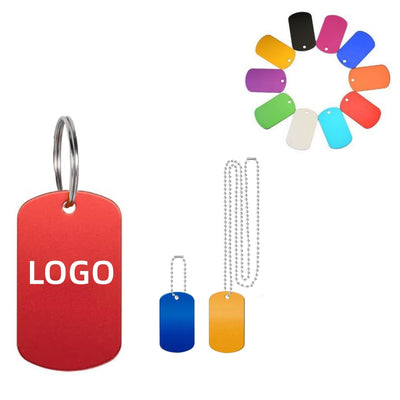 Laser Engraved Full Color Epoxy Dome Dog Tag