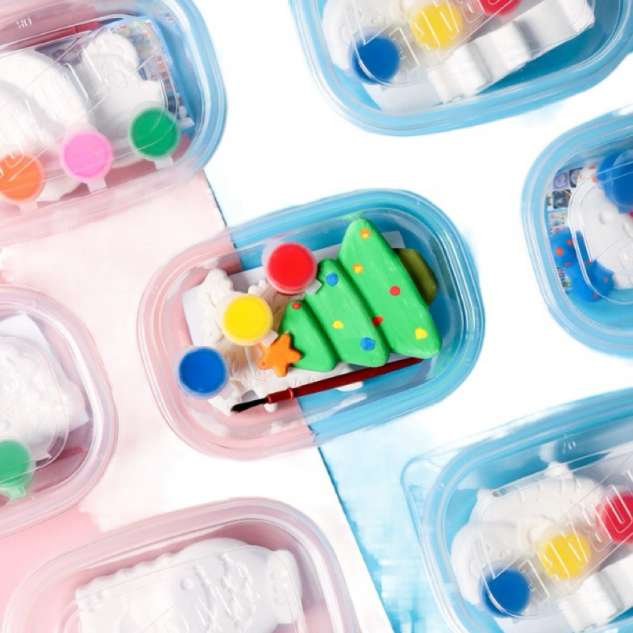 Mini Diy Plaster Painting Doll Set For Kids
