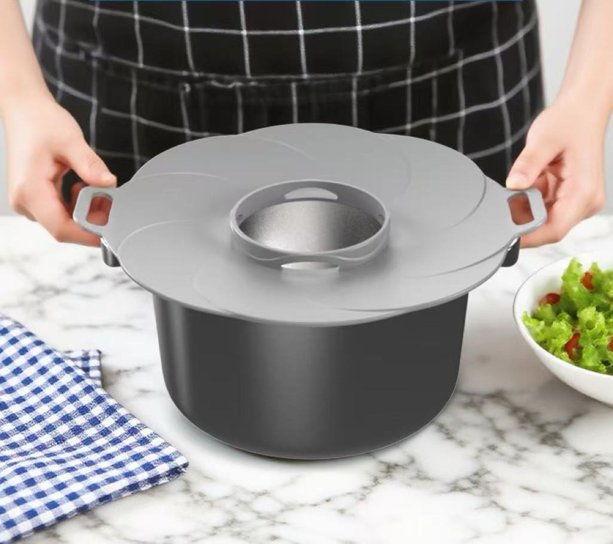 Silicone Household Anti-splash Pot Lid