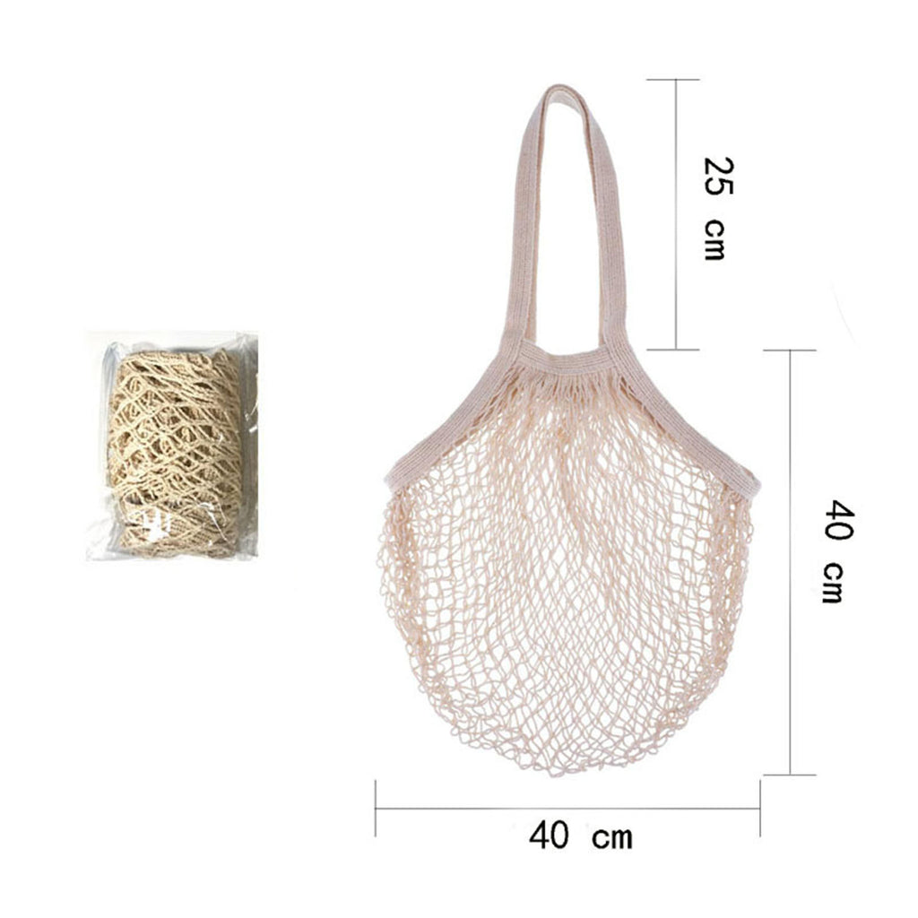 Long Portable Cotton Environmental Net Bag