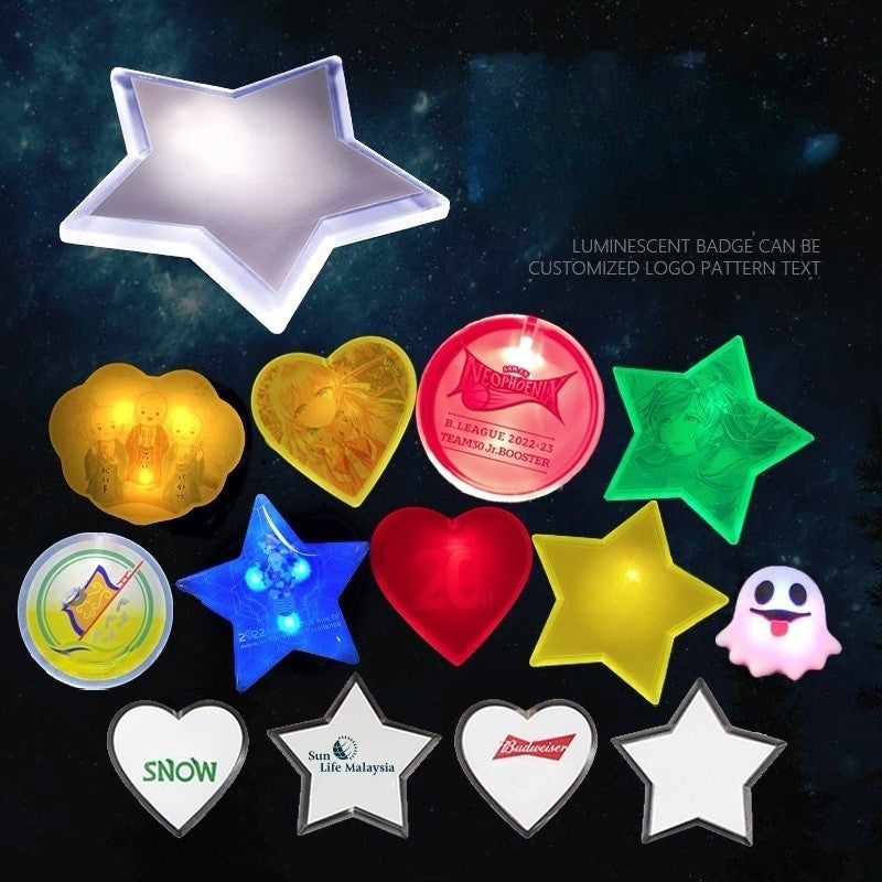 Party Luminous Glow Badge