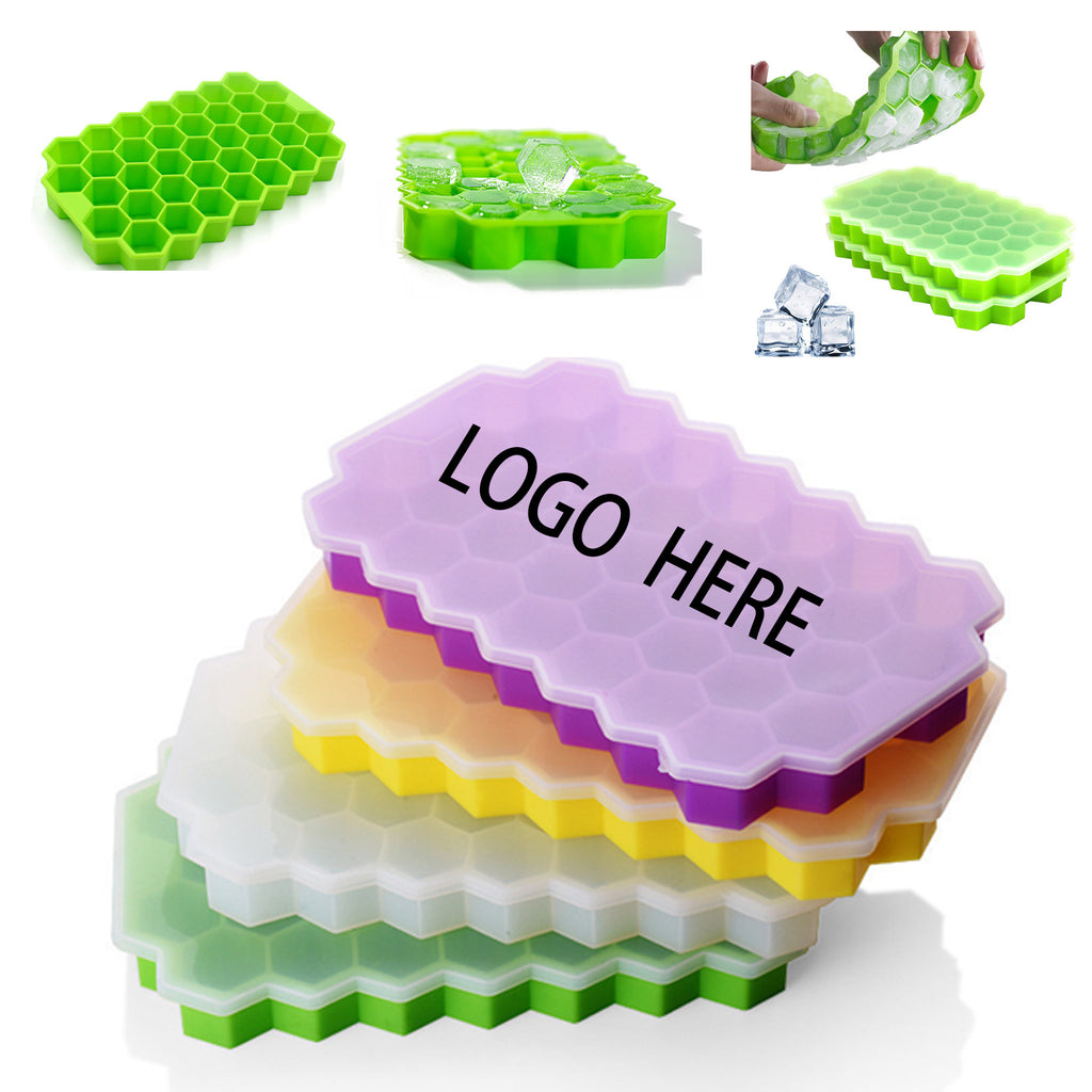 37-Cavity Honeycomb Silicone Ice Tray