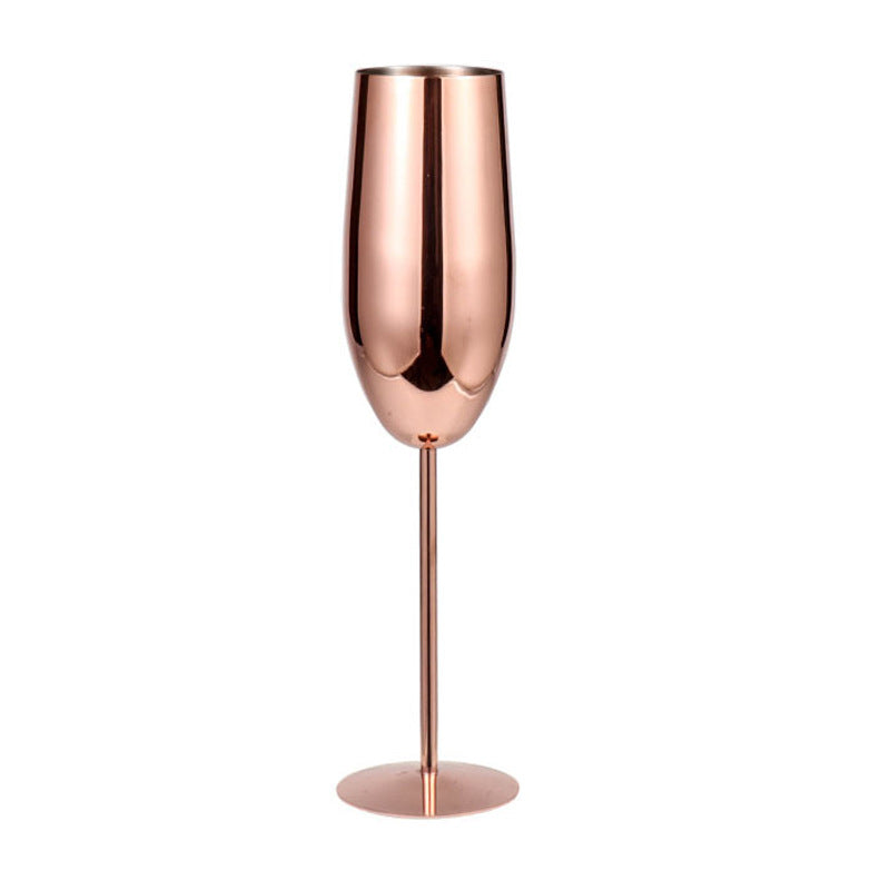 Stainless Steel Champagne Flutes