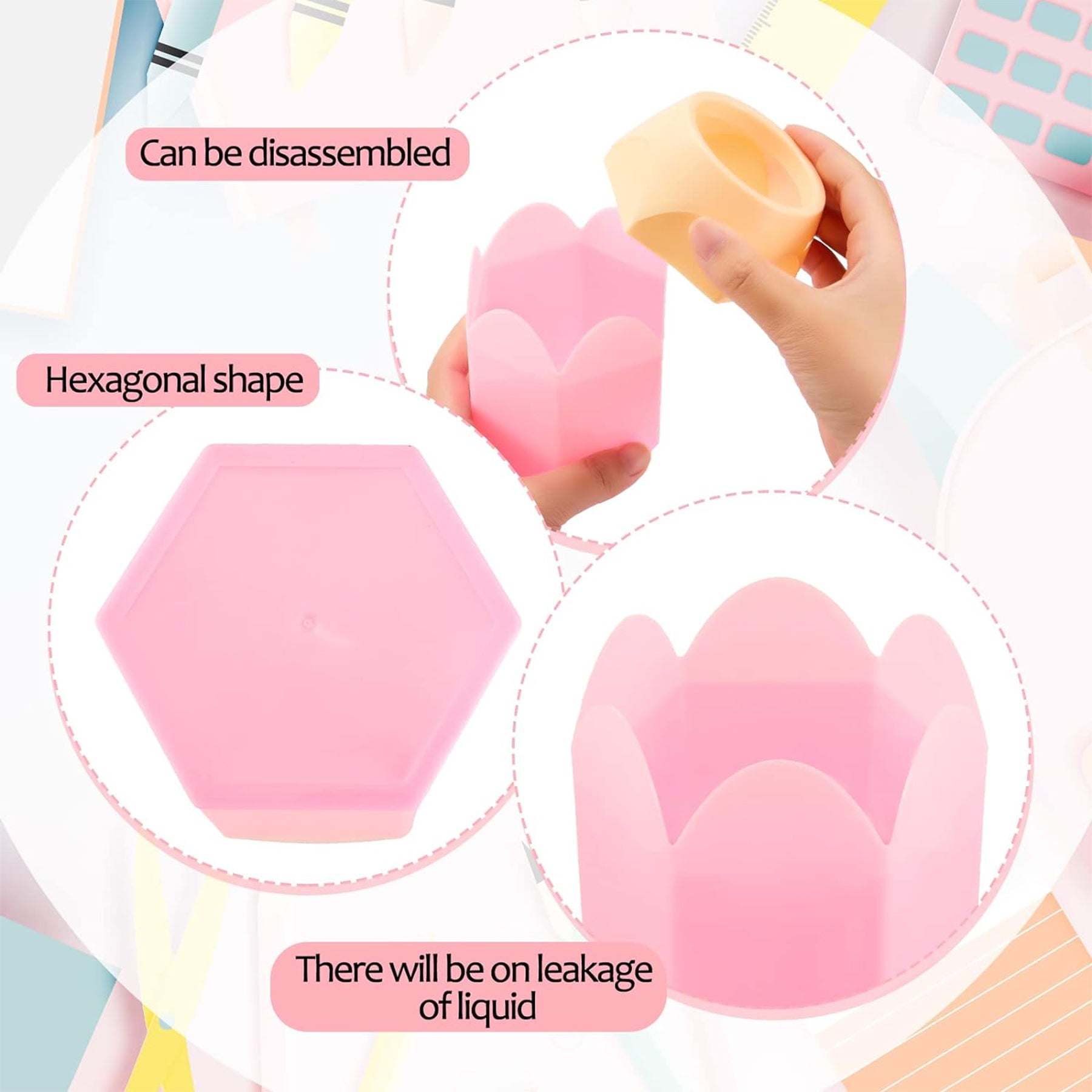 Plastic Pencil Shaped Pen Holders