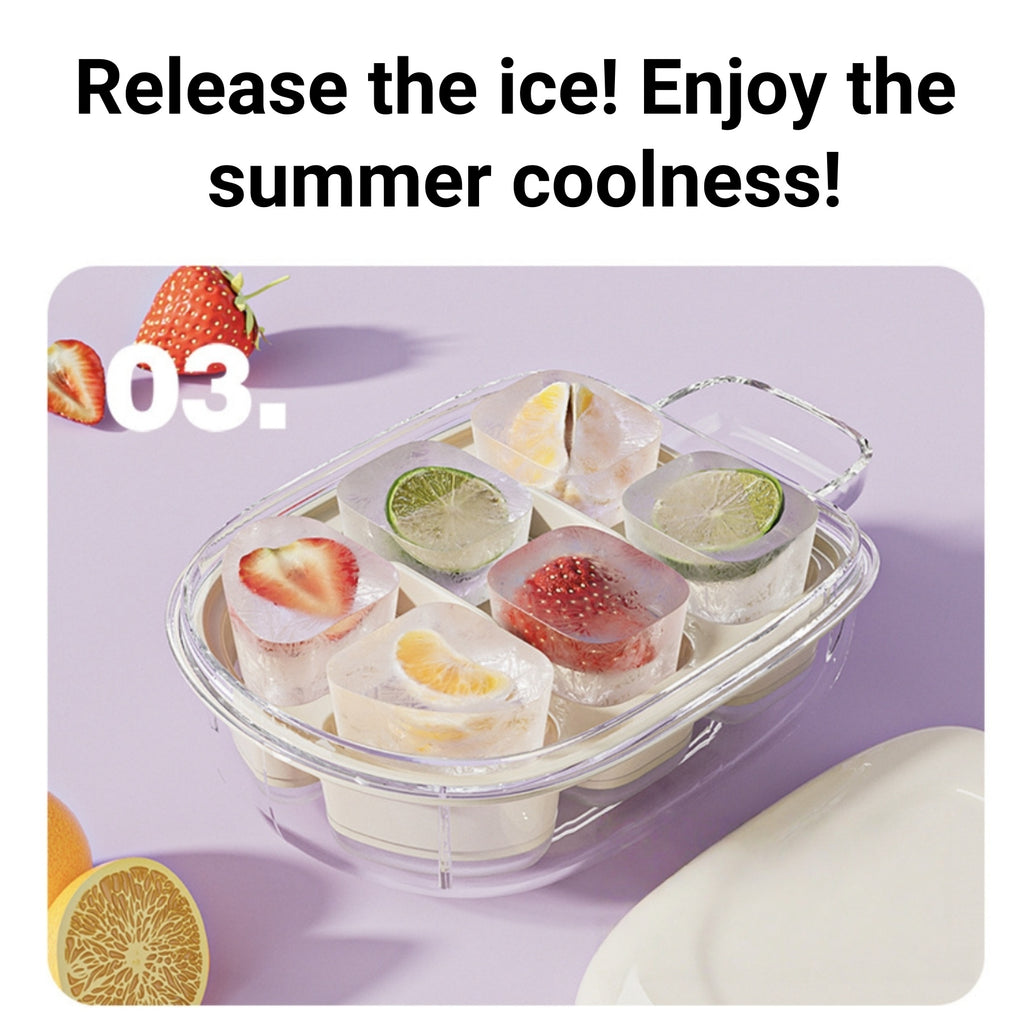 Food-grade Ice Cube Tray With Lid