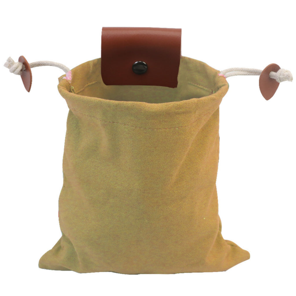 Foldable Canvas Foraging Bag With Pu Flap