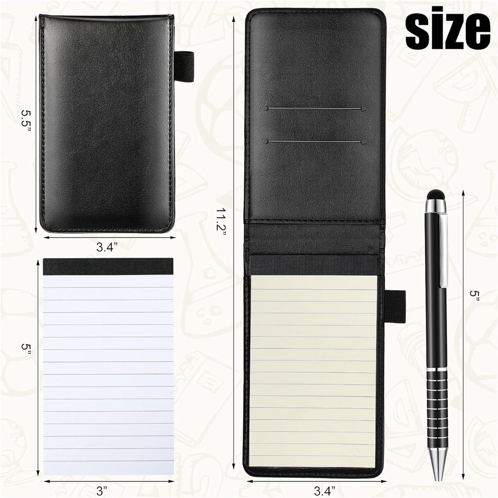 Mini Pocket Notepad Holder Set