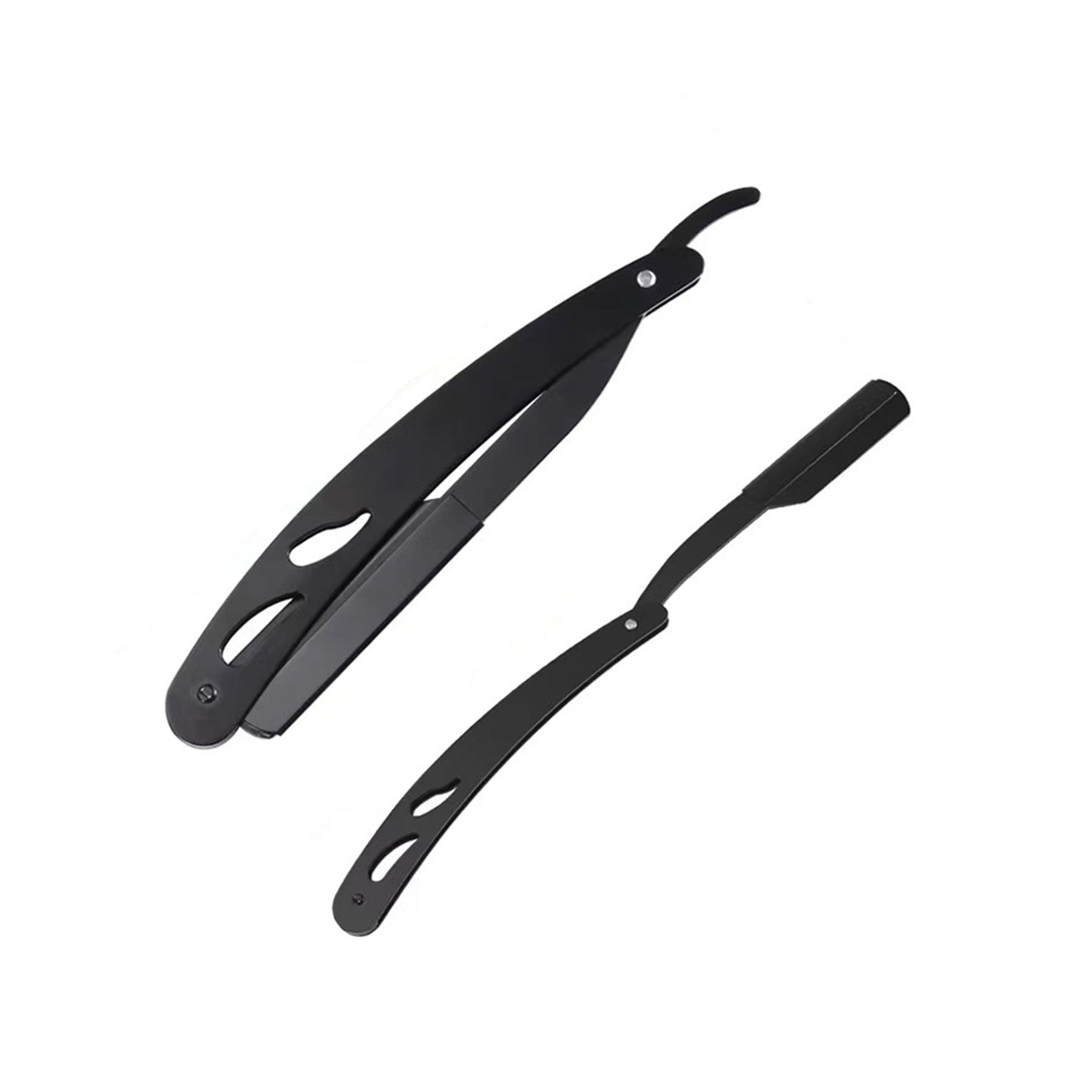 Stainless Steel Straight Razor – 5.3" Foldable Shaving Tool