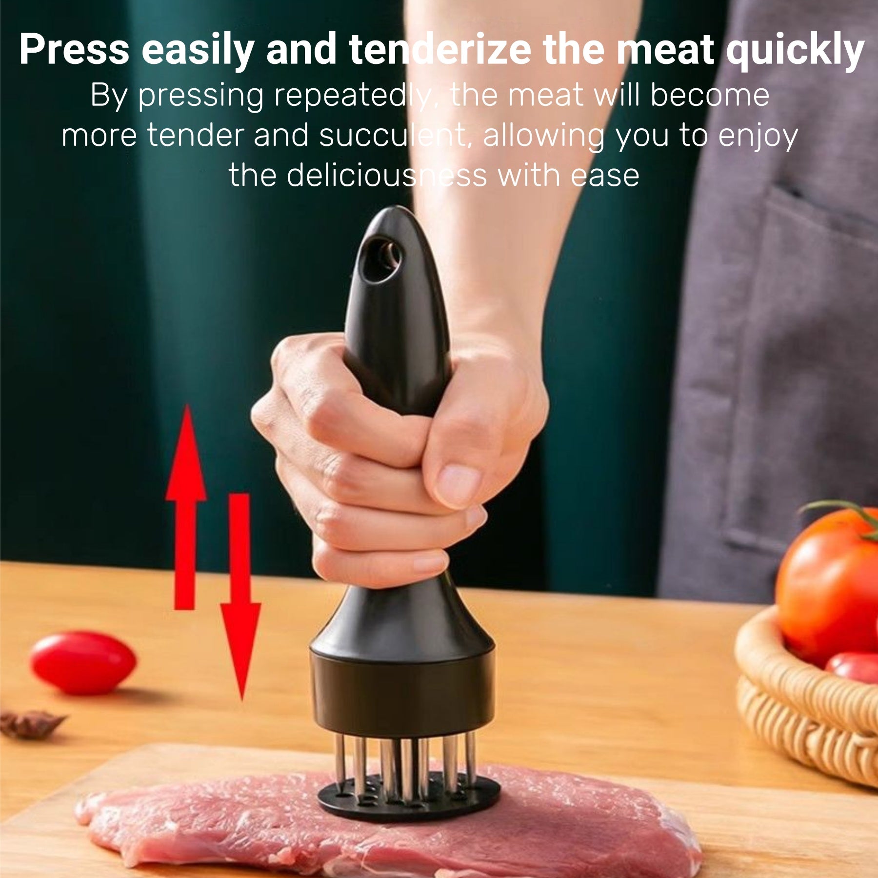 Stainless Steel Meat Tenderizer And Tendon Breaker