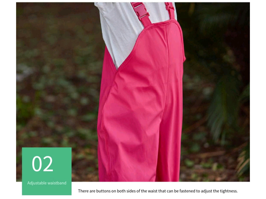 2T - 5T Kids Waterproof Overalls With Reflective Strips