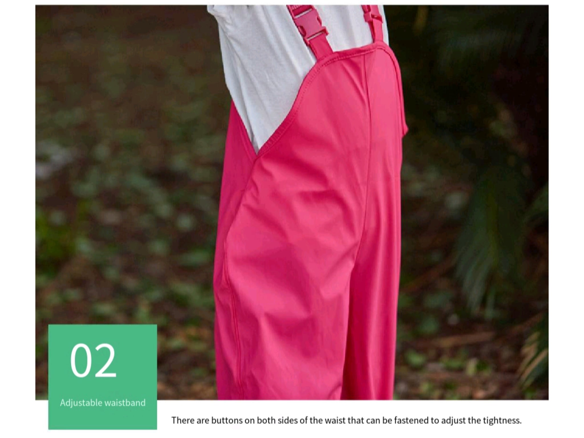 2T - 5T Kids Waterproof Overalls With Reflective Strips