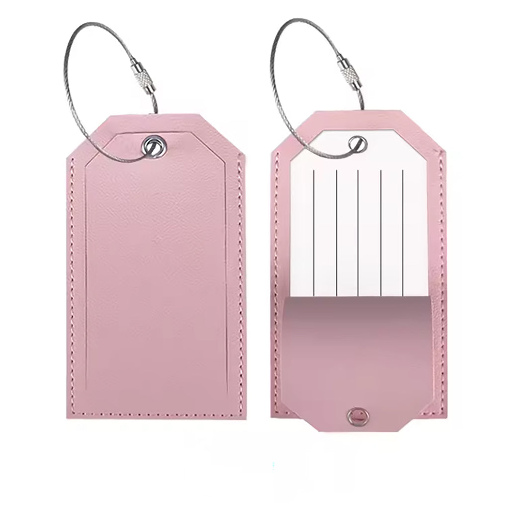 PU Leather Luggage Tag