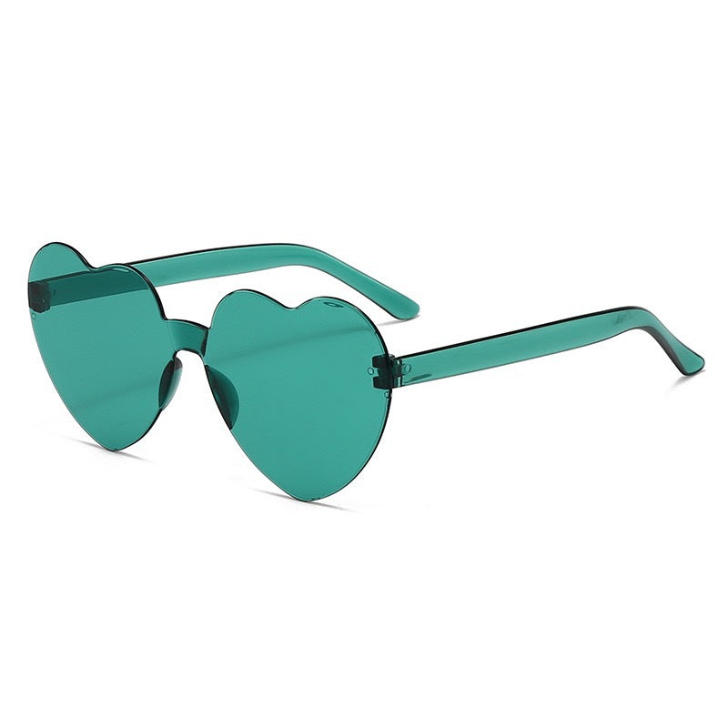 Colorful Heart Shaped Sunglasses