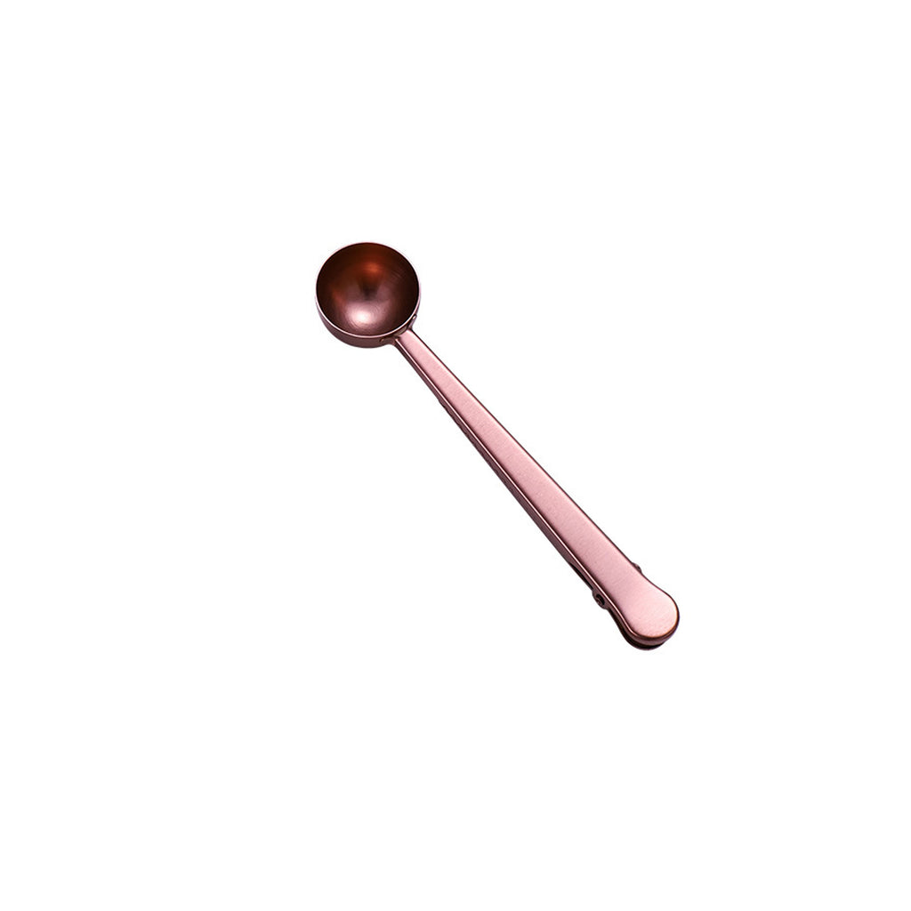2-in-1 Stainless Steel Coffee Spoon Clip