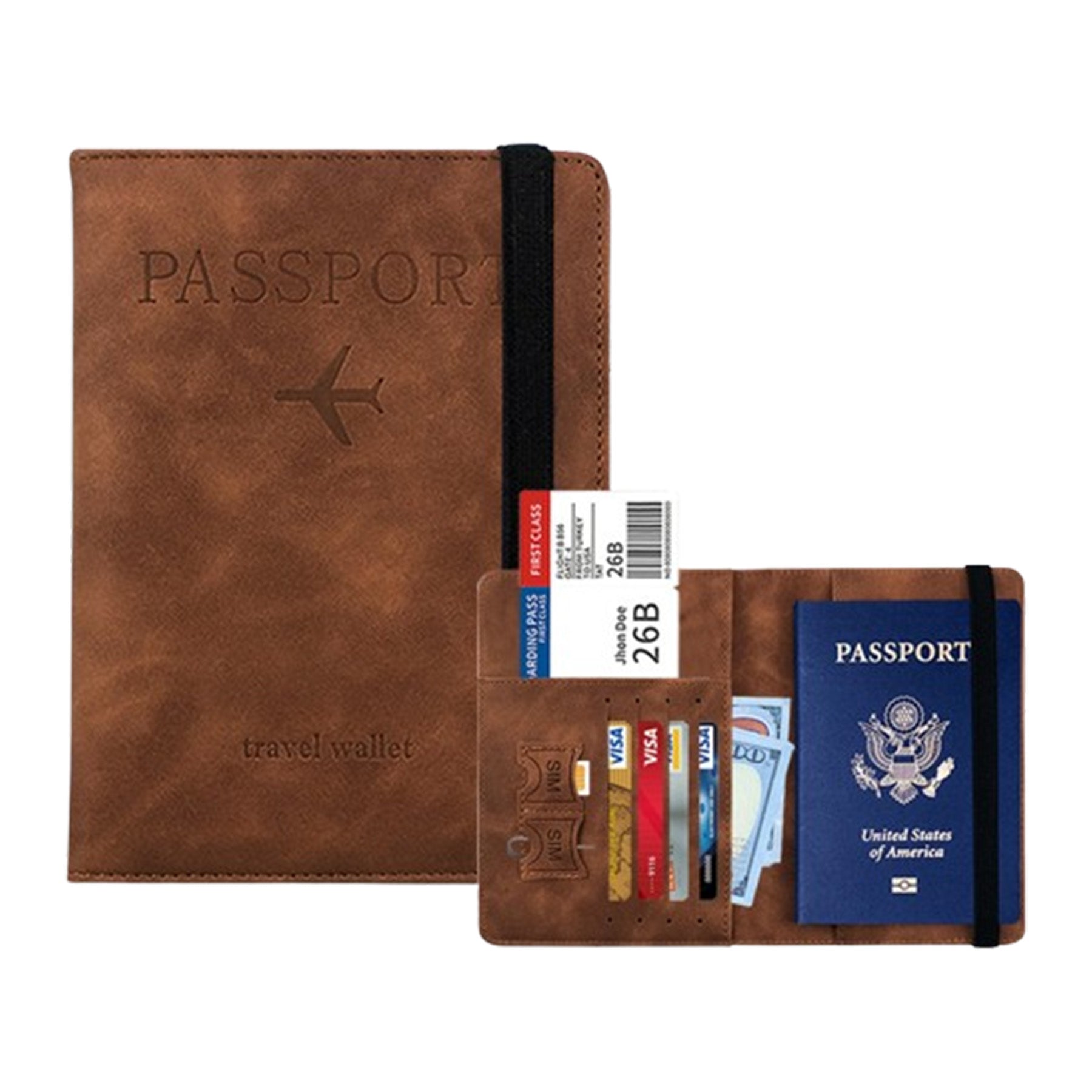 Passport Holder Cover Wallet