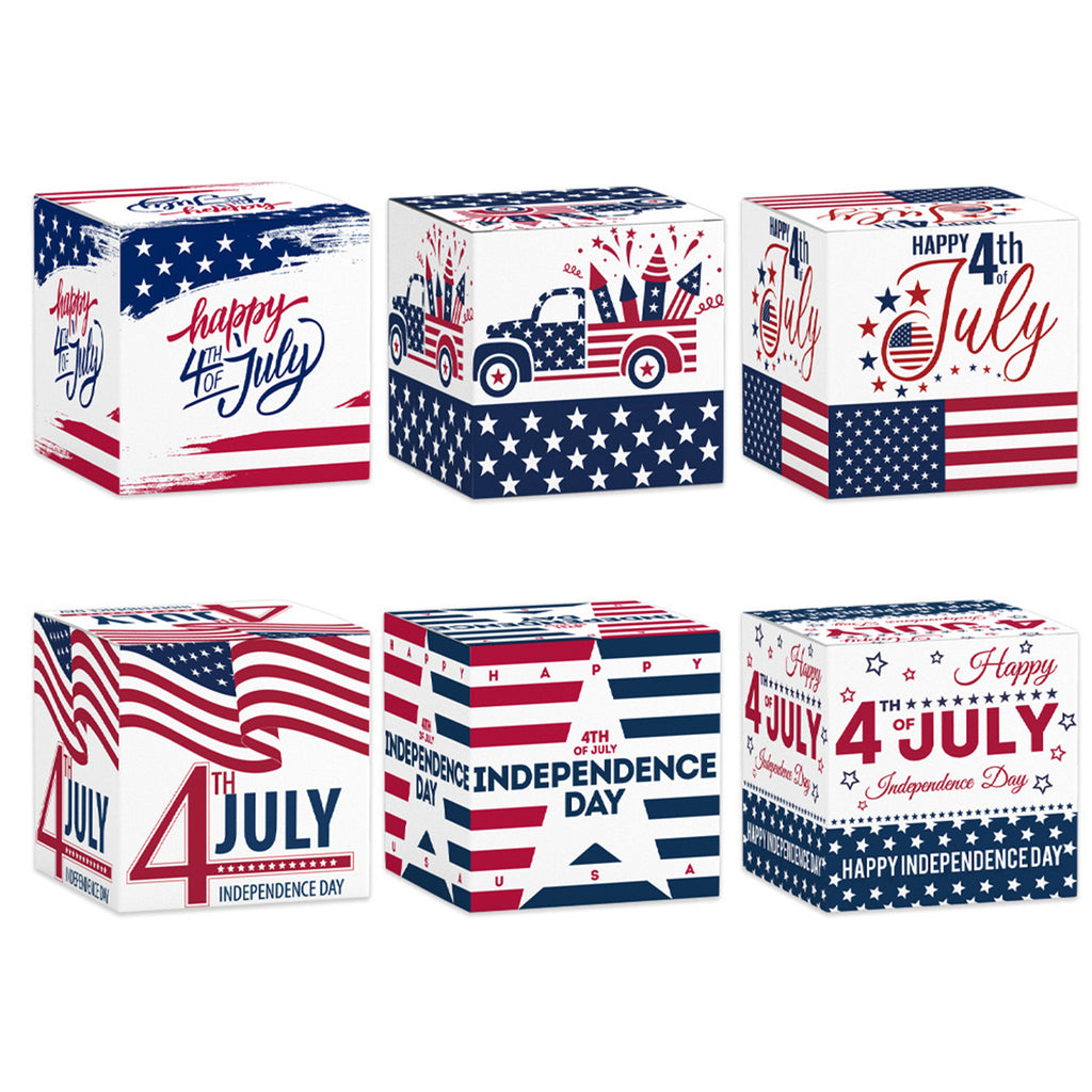 American Independence Day Dimensional Paper Box