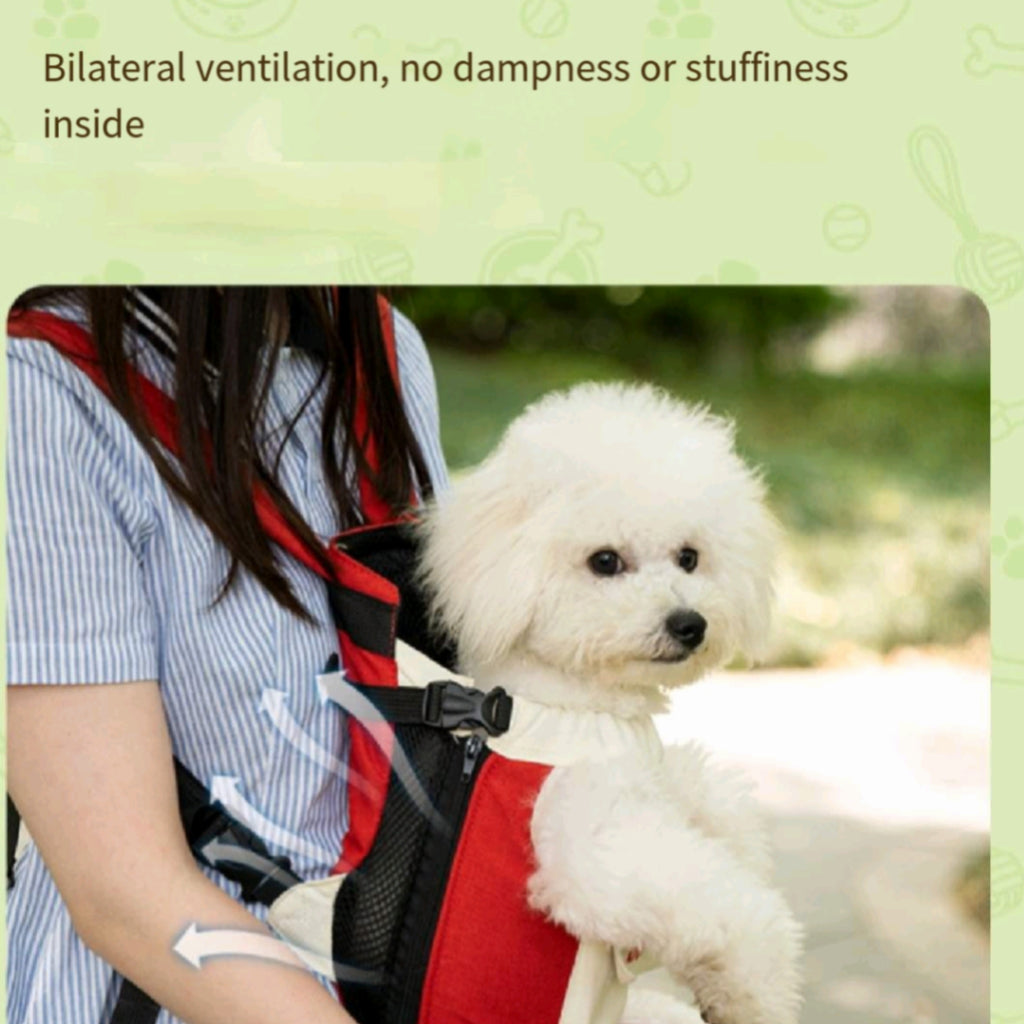 Ventilated Pet Carrier Backpack Portable Dog Cat Outdoor