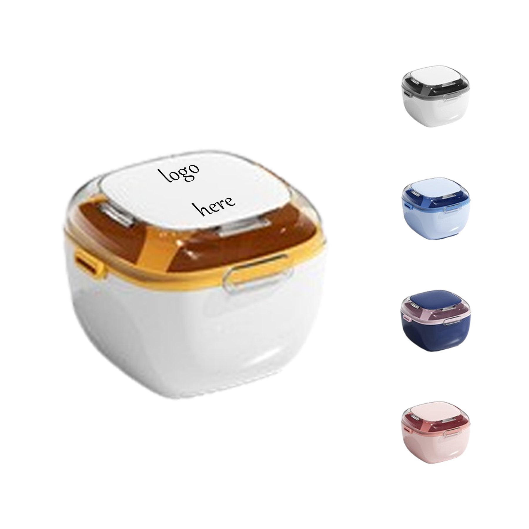 Color-Bordered Plastic Layered Toothpick Case