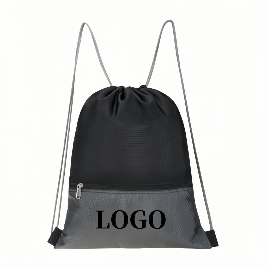 Drawstring Double Shoulder Bag