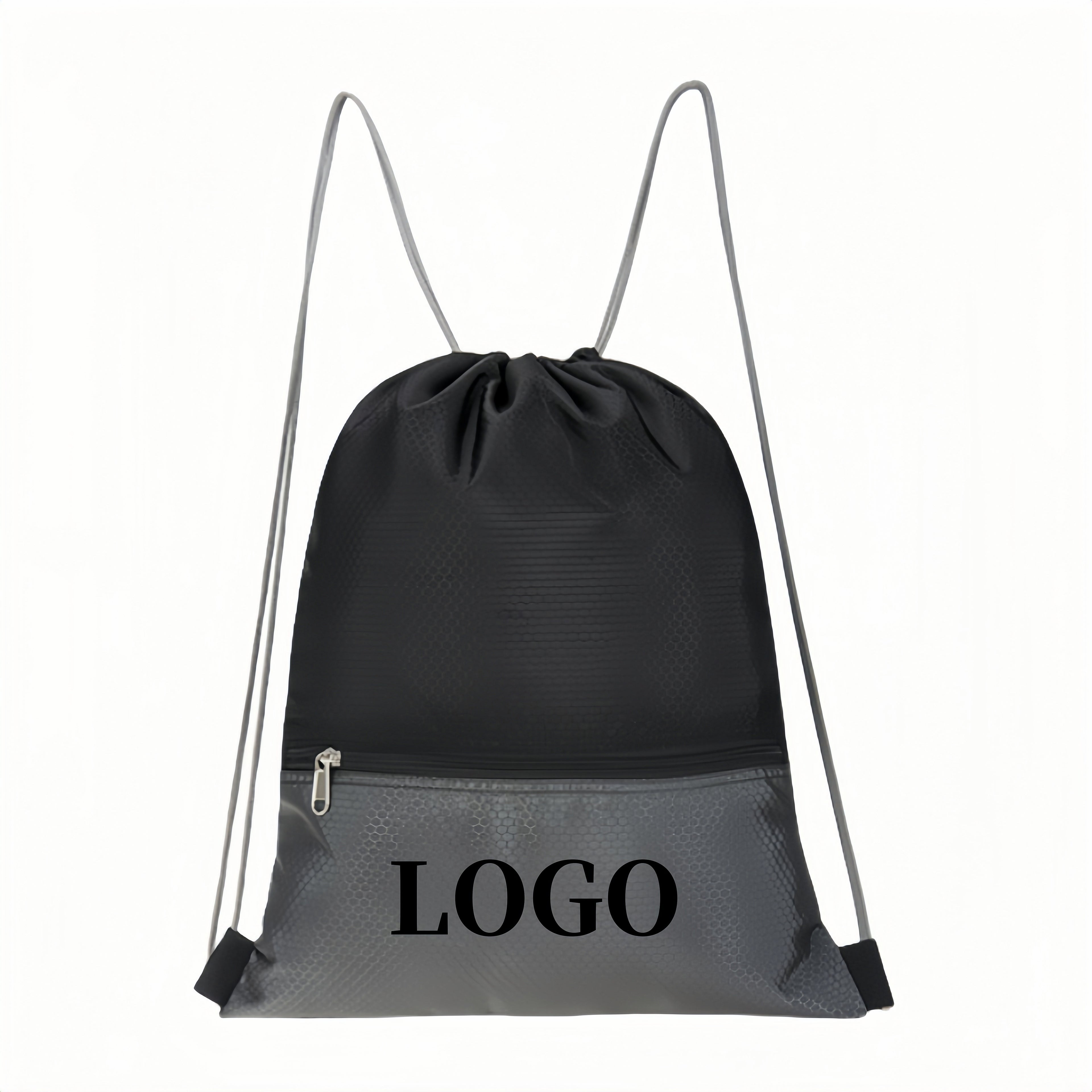 Drawstring Double Shoulder Bag