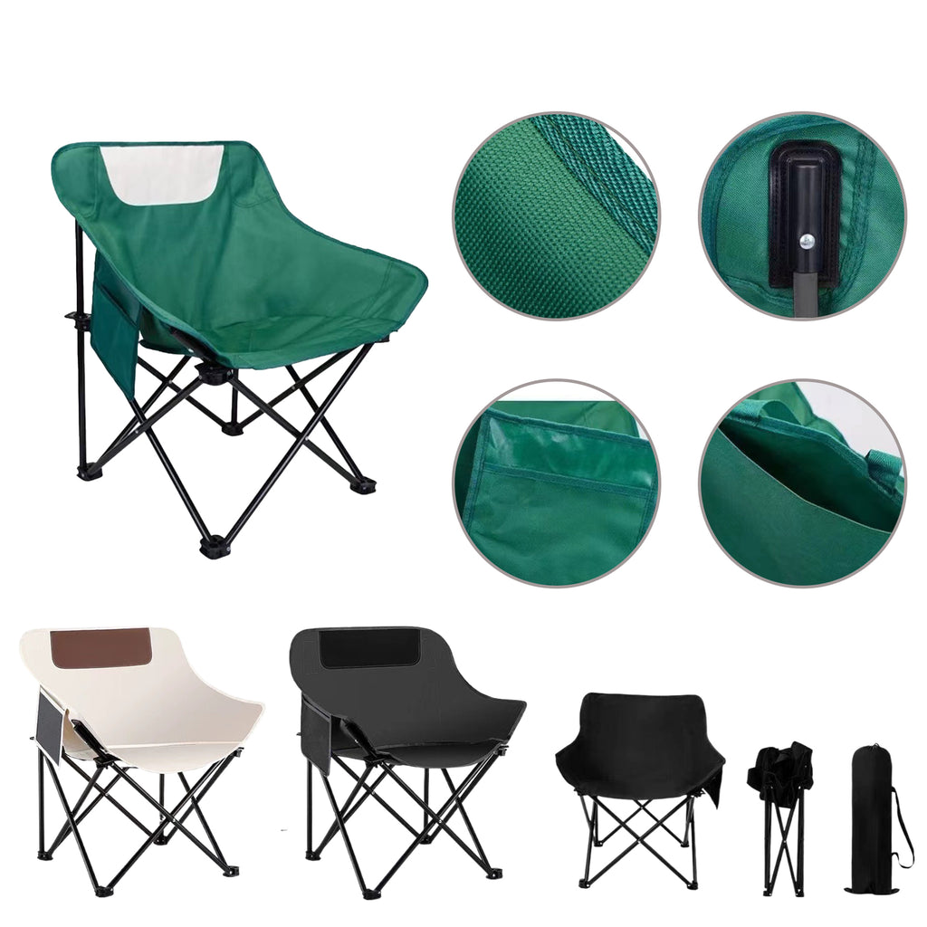 Folding Camping Chair with Side Pocket
