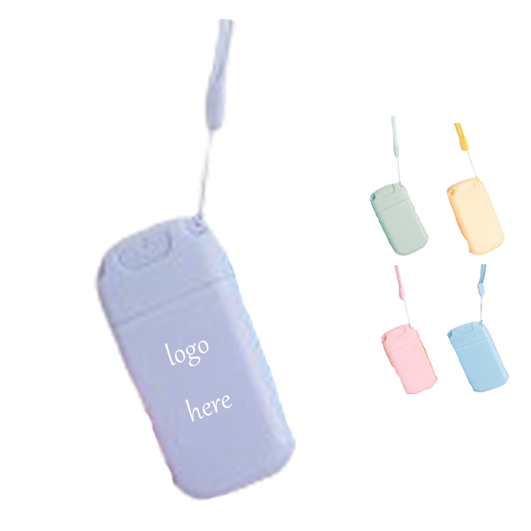 Solid Color Perfume Case with Lanyard