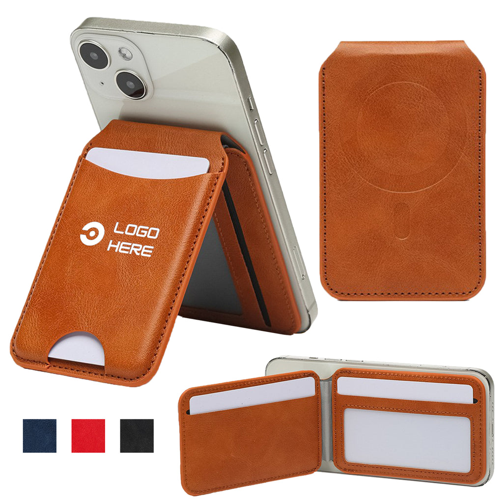 Multi Functional Magnetic Foldable Cardholder Stand