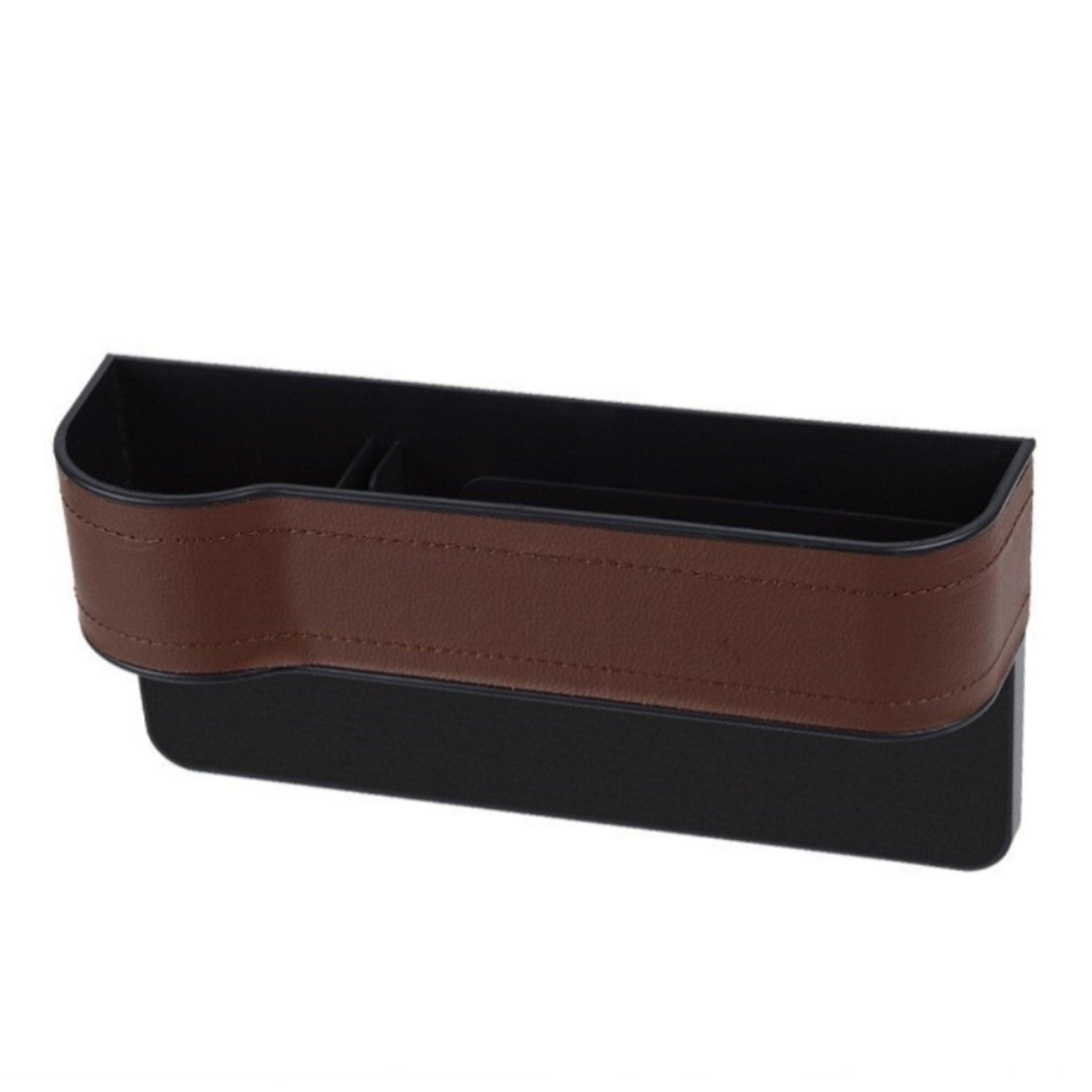 Car Seat Gap Organizer With Universal Cup Holder Insert