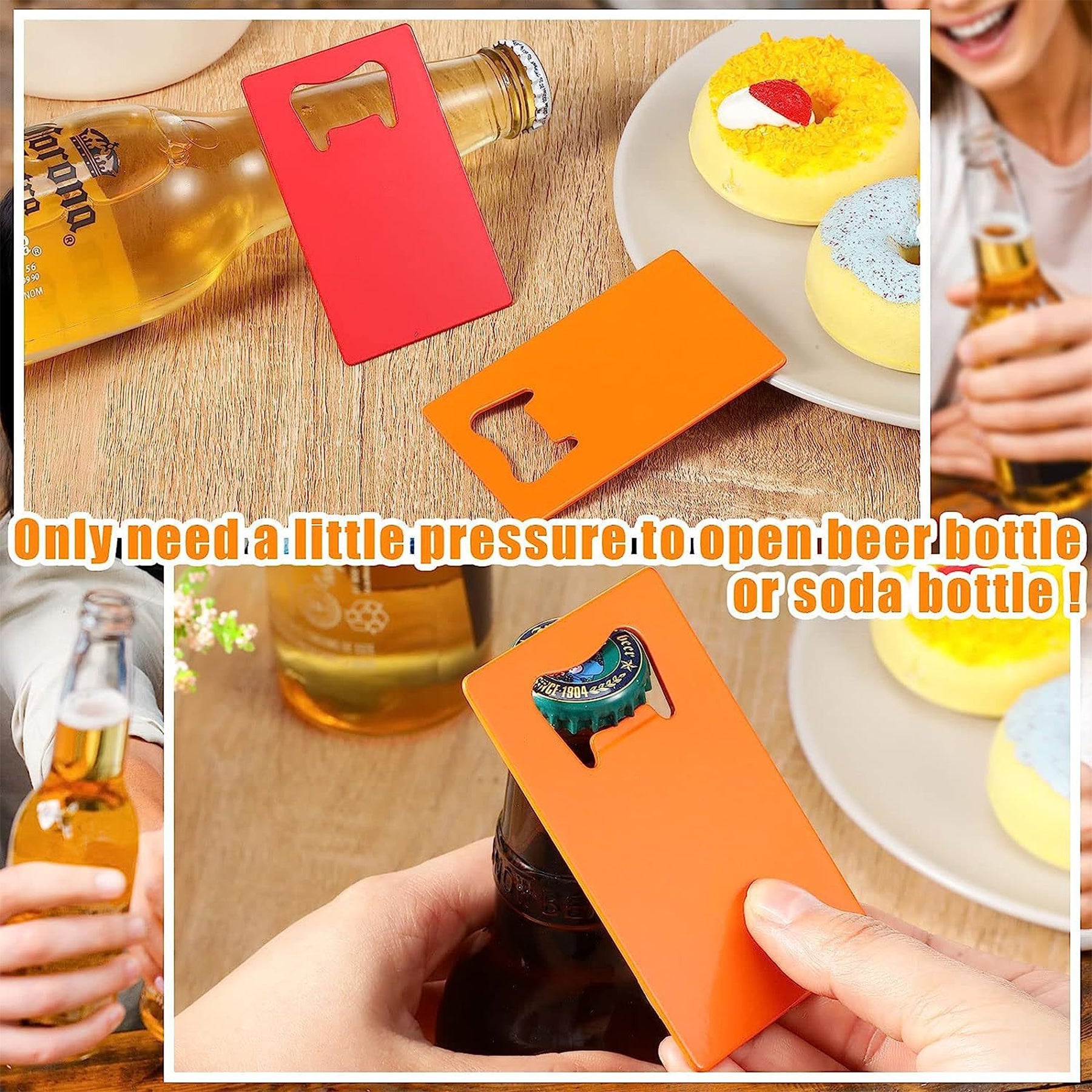Stainless Steel Credit Card Bottle Opener