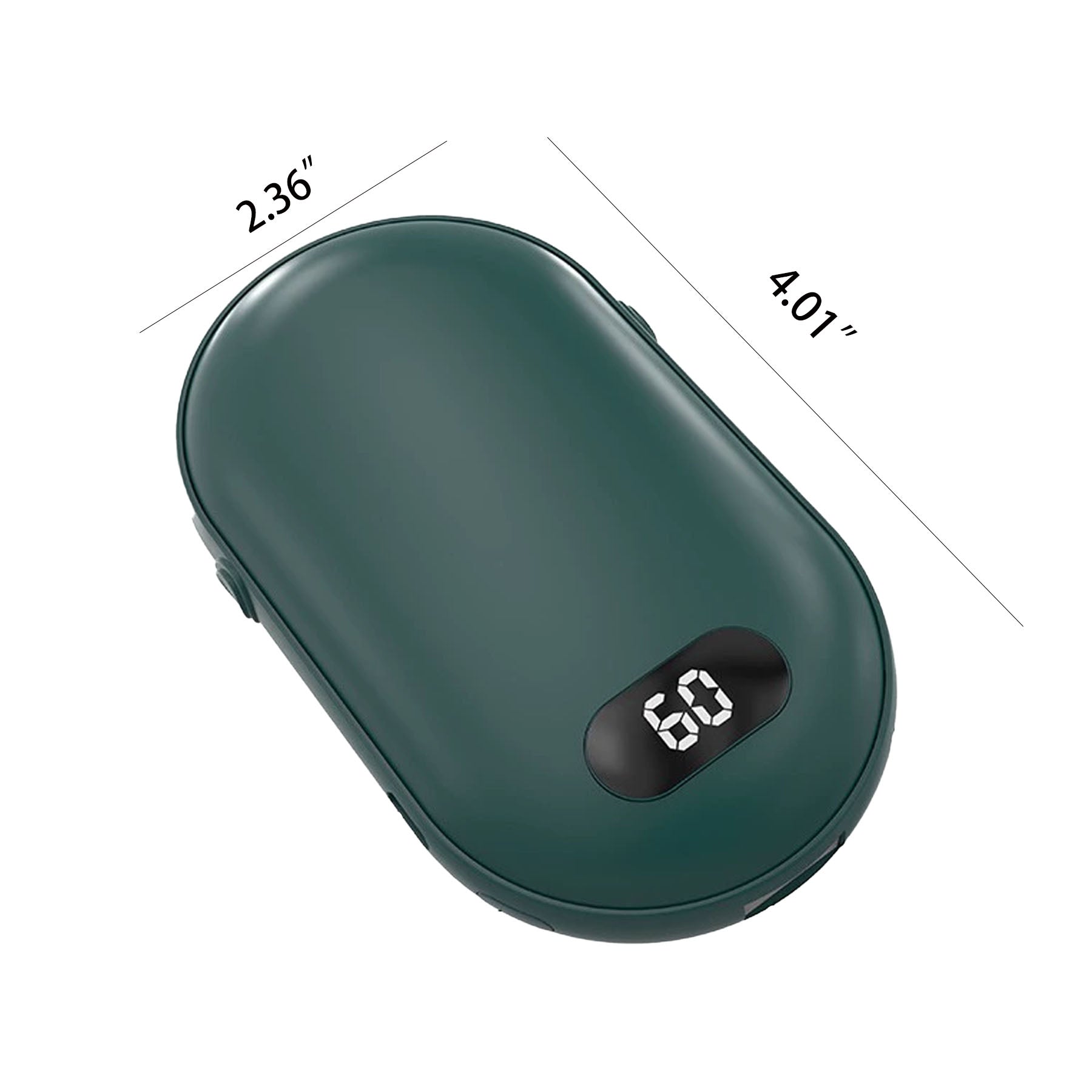 2400 Mah Hand Warmer Digital Readout Power Bank