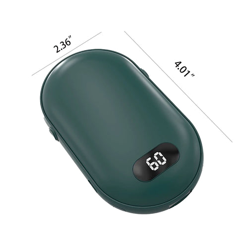 2400 Mah Hand Warmer Digital Readout Power Bank