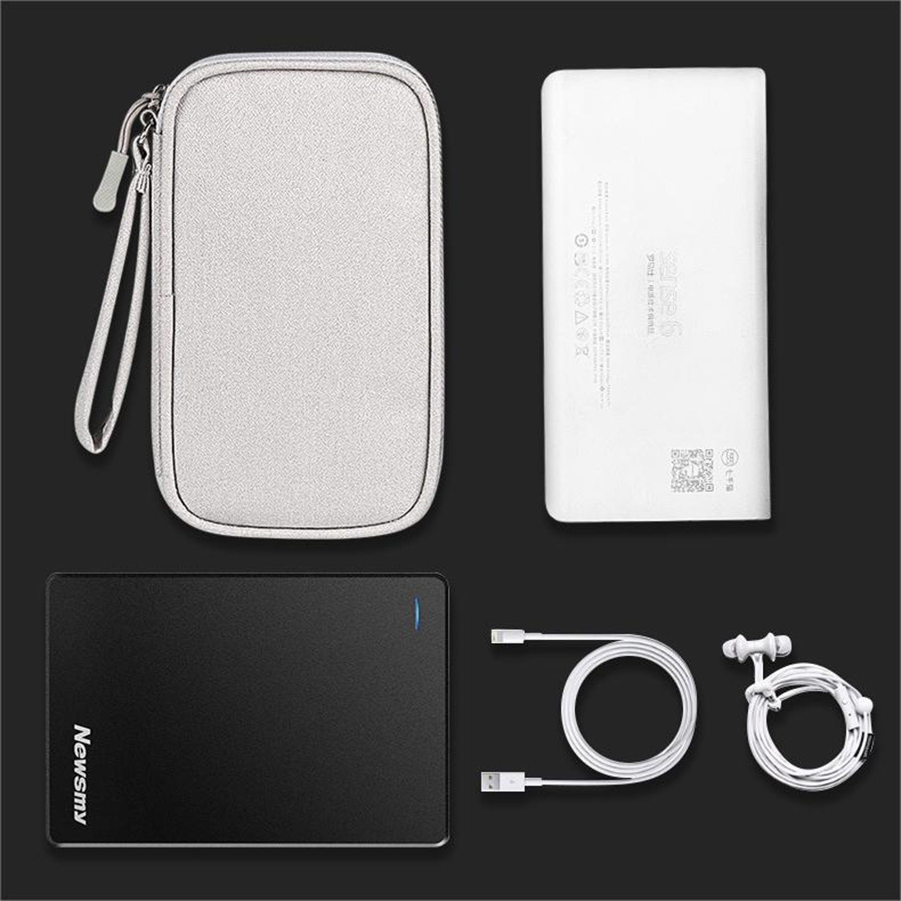 Multifunctional Mobile Phone Digital Accessories Storage Bag