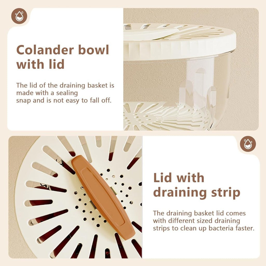 24cm Expandable Hands-Free Fruit Bowl