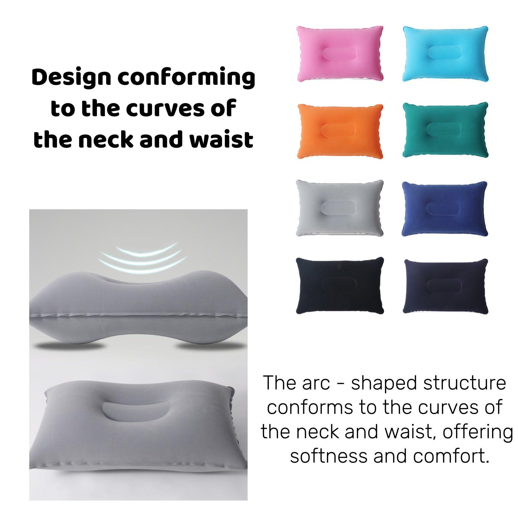 Portable Mouth - Inflated Square Pillow