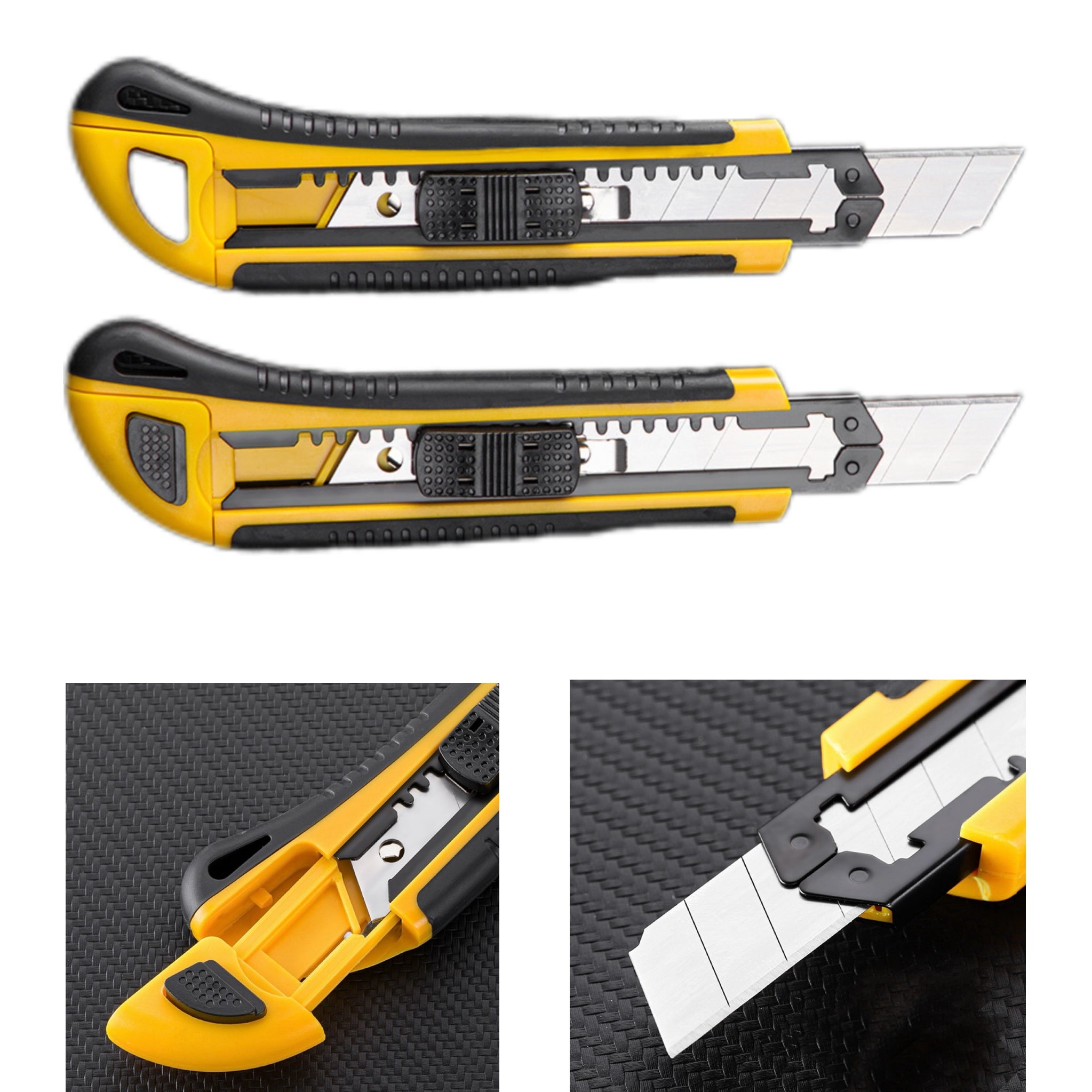 Rubber-Coated Handle Cutting Knife