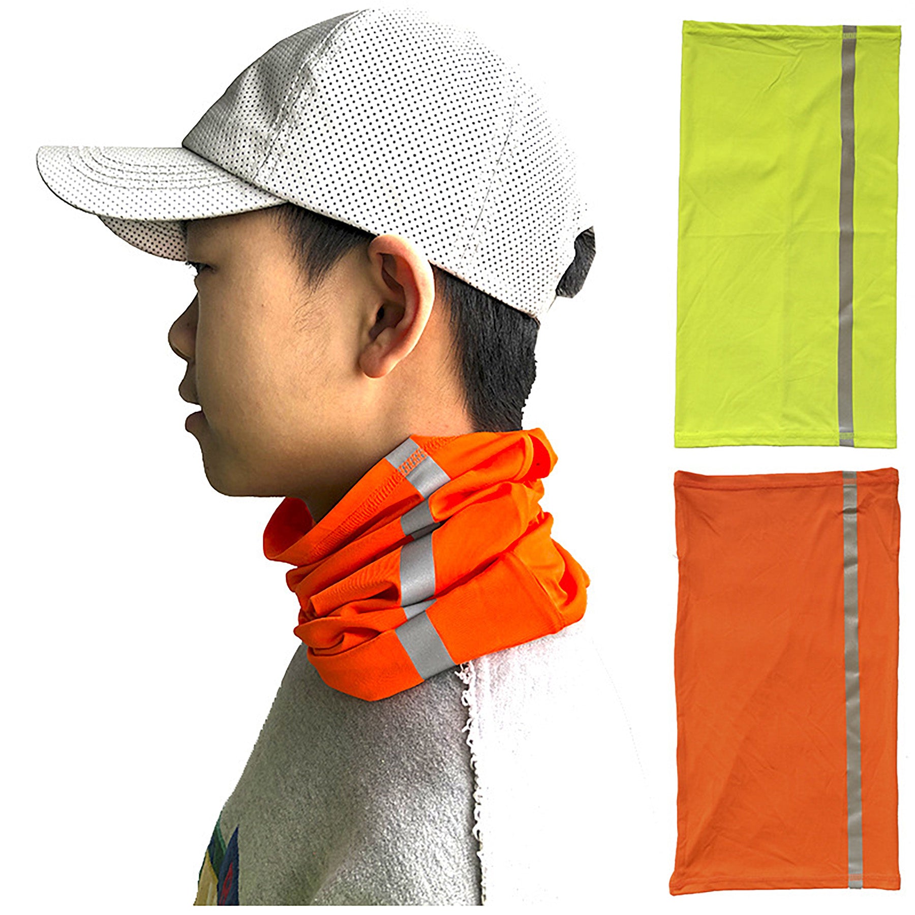 Multifunctional Scarf With Reflective Tape