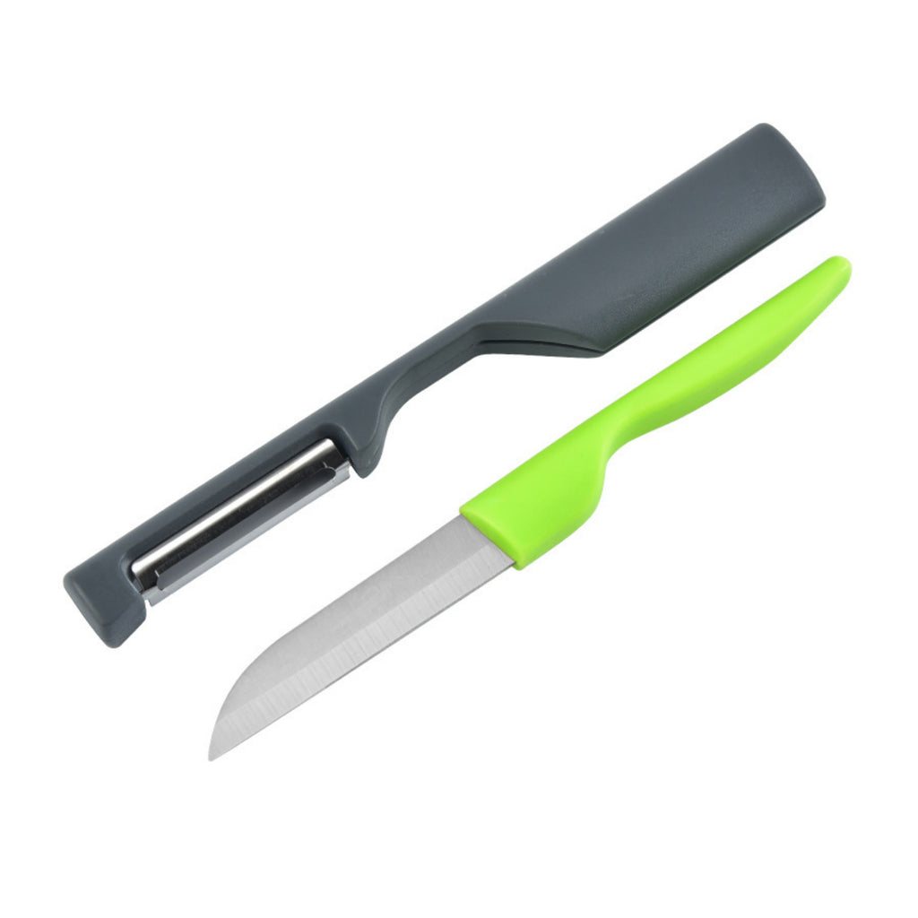 Stainless Steel Two - in - One Peeler