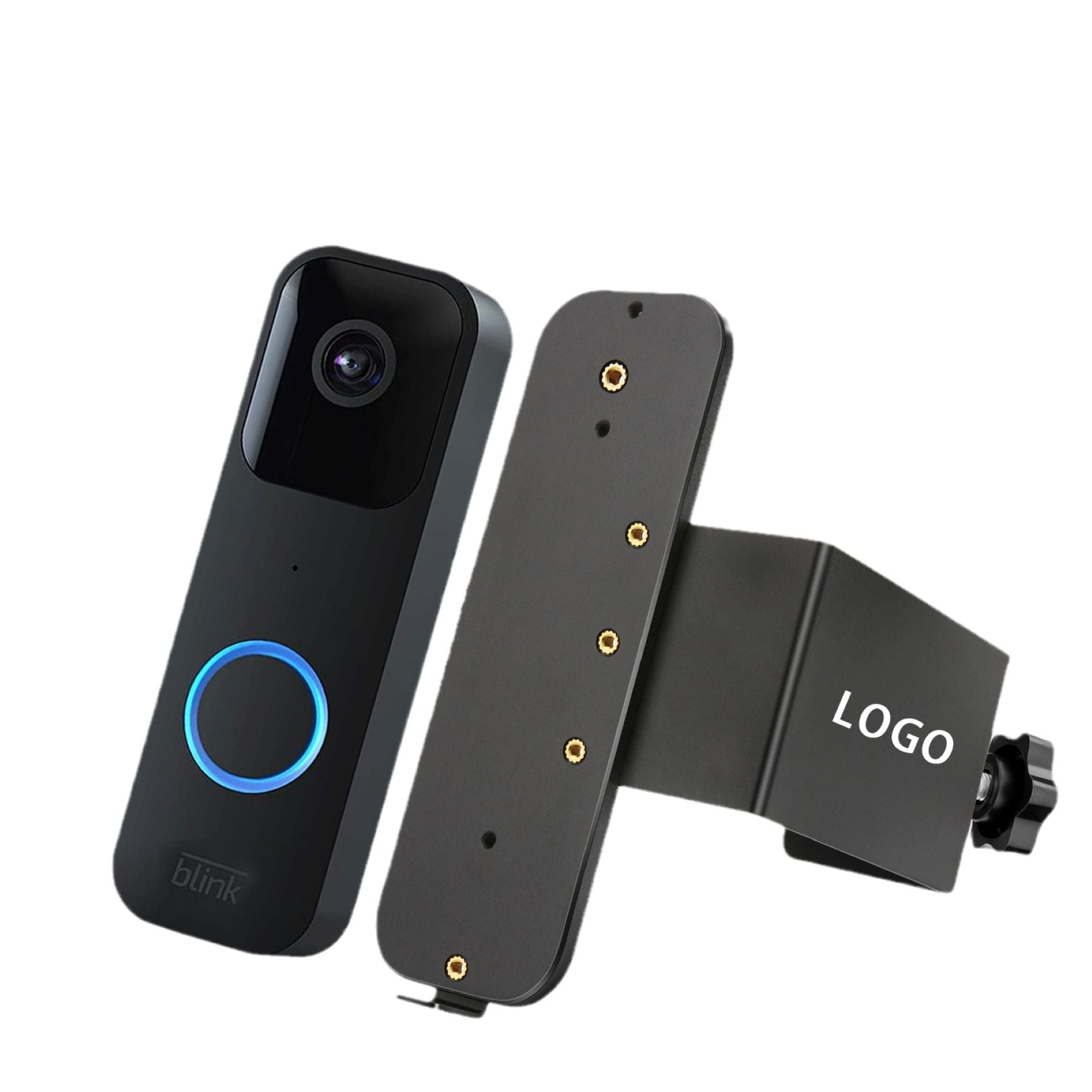 Drill - Free Anti - theft Doorbell Mount