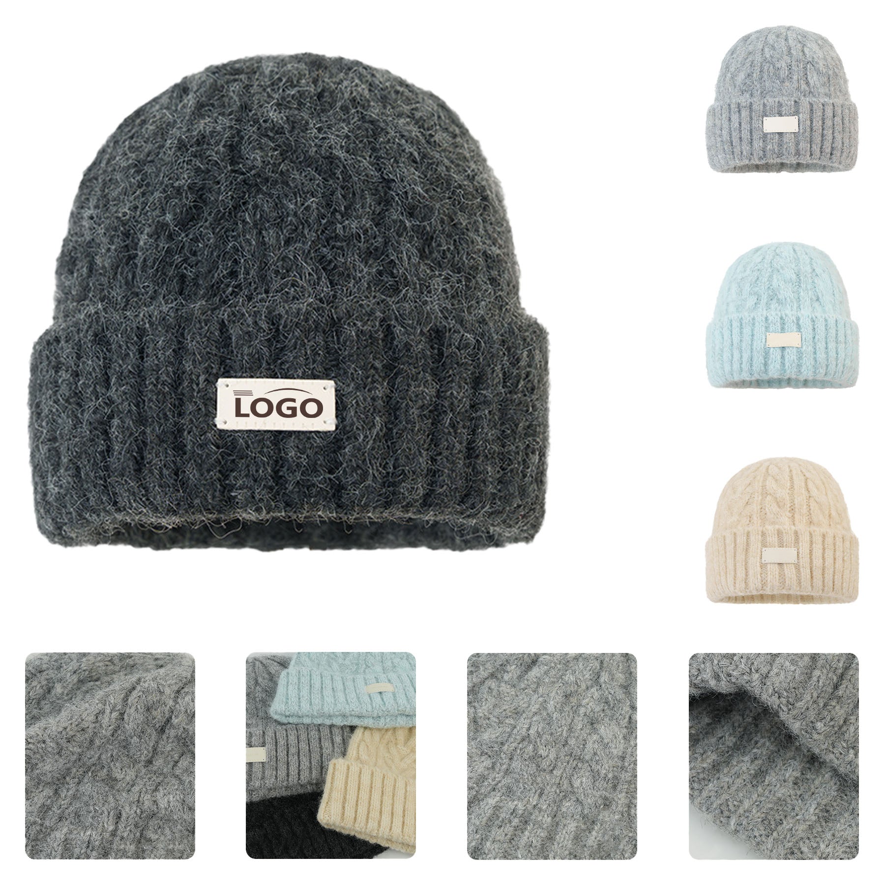 Knit Pom Beanie